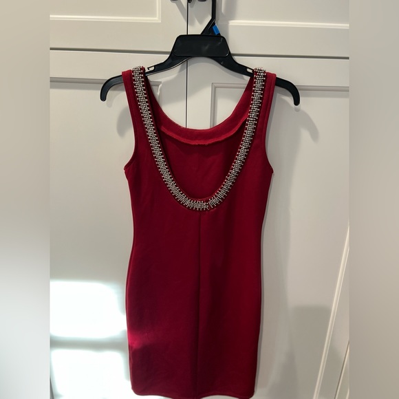 Zinga Dress mini studded open v back  sz Small - Picture 2 of 10